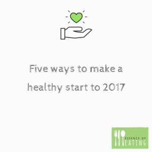 Five ways to make a healthy start to 2017