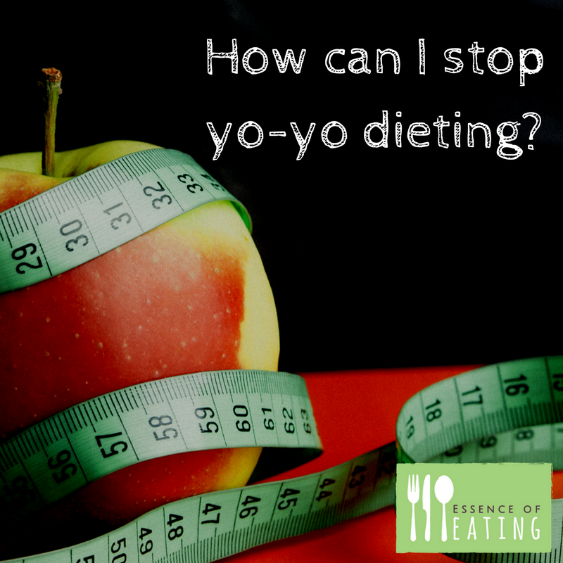 How can I stop yo-yo dieting?